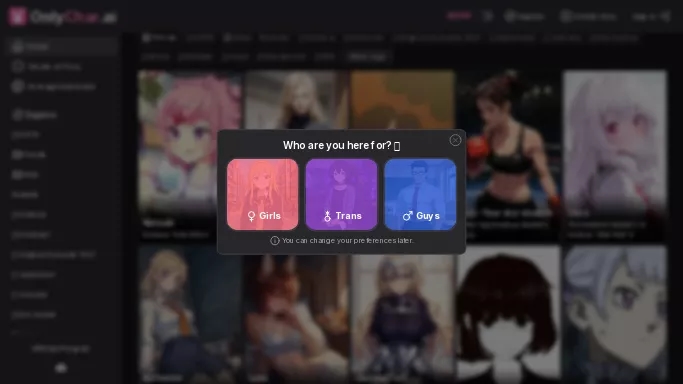 OnlyChar — бесплатная нейросеть   для раздевания девушек (18+). Бесплатная версия с ограниченным функционалом, есть платные тарифы.