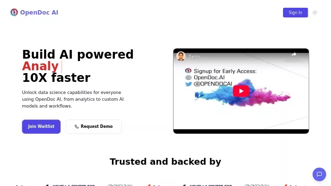 OpenDoc AI — бесплатная нейросеть   — чат-бот. 