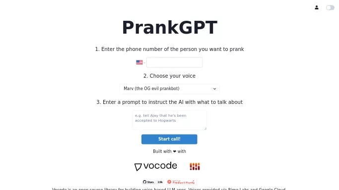 Prankgpt — бесплатная нейросеть   для развлечений. 