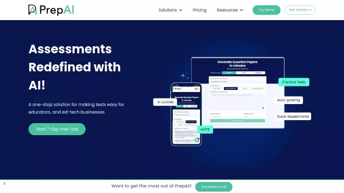 PrepAI — бесплатная нейросеть   для помощи в образовании. Бесплатная версия с ограниченным функционалом, есть платные тарифы.
