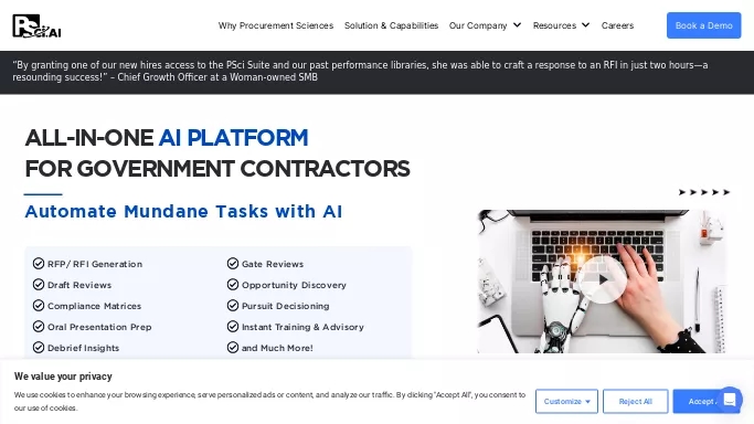 Procurement Sciences AI — платная нейросеть   для маркетинга. 
