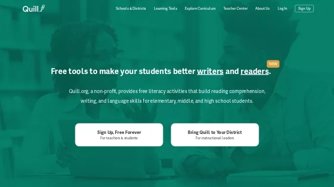 Quill — бесплатная нейросеть   для помощи в образовании. 