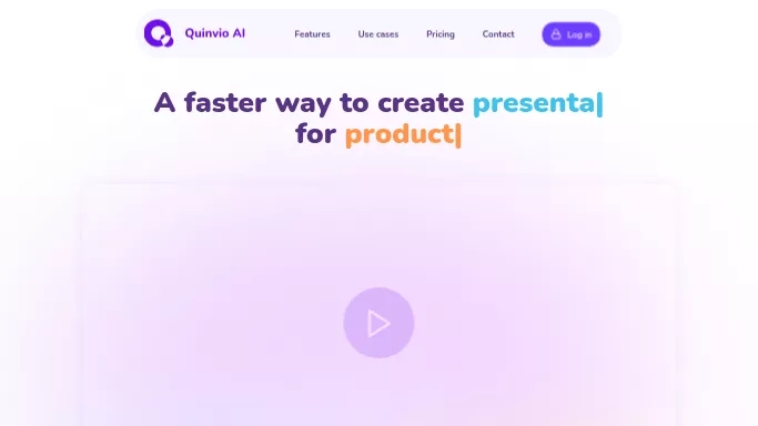 Quinvio AI — бесплатная нейросеть   для создания видео. Бесплатная версия с ограниченным функционалом, есть платные тарифы.
