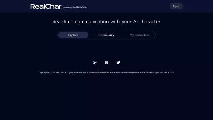 RealChar — бесплатная нейросеть   для развлечений. 