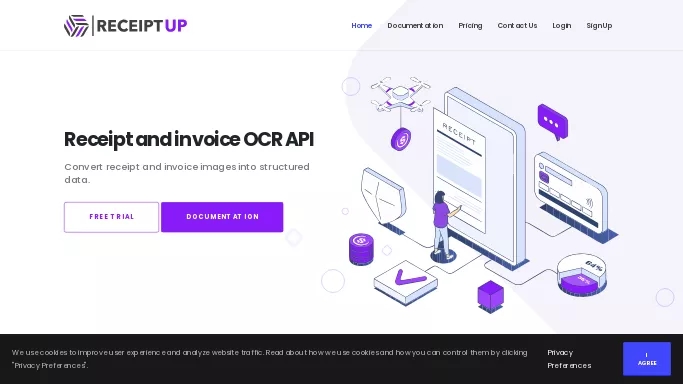 ReceiptUp — платная нейросеть   для работы с финансами. Бесплатная версия с ограниченным функционалом, есть платные тарифы.