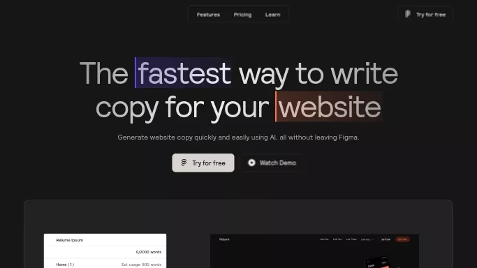 Relume Ipsum — платная нейросеть   для написания текста,  для копирайтинга. Бесплатная версия с ограниченным функционалом, есть платные тарифы.
