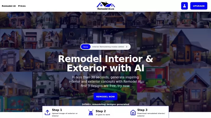 Remodel AI — платная нейросеть   для дизайна. Бесплатная версия с ограниченным функционалом, есть платные тарифы.