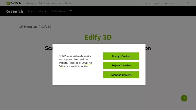 Edify 3D — бесплатная нейросеть   для 3D и анимации. 