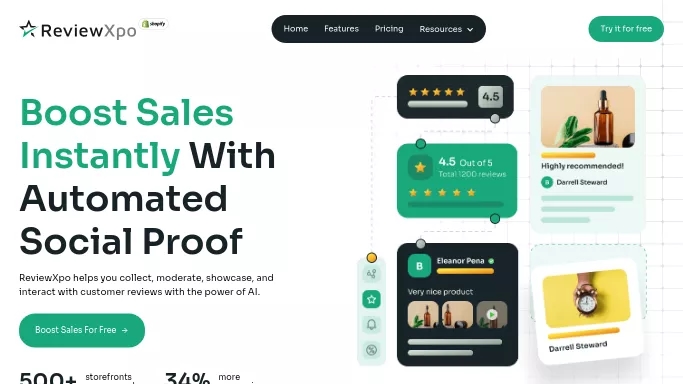 AI Shopify Product Reviews — бесплатная нейросеть   для маркетинга. Бесплатная версия с ограниченным функционалом, есть платные тарифы.