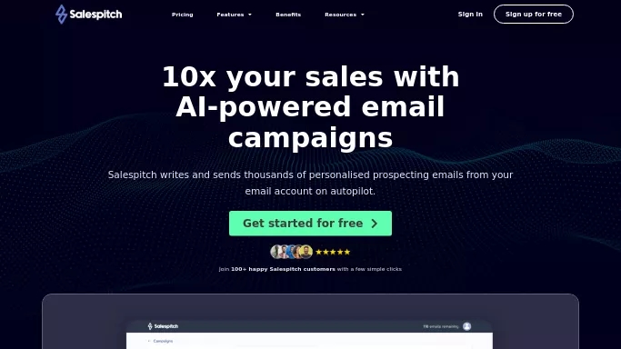 Salespitch — бесплатная нейросеть   для работы с электронной почтой. Бесплатная версия с ограниченным функционалом, есть платные тарифы.