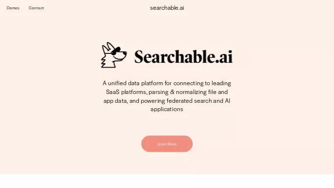 Searchable.ai — бесплатная нейросеть   для поиска. Бесплатная версия с ограниченным функционалом, есть платные тарифы.