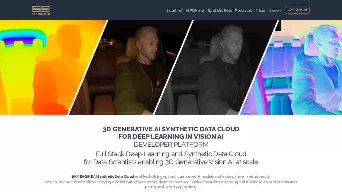 SKY ENGINE AI — платная нейросеть   для 3D и анимации. 