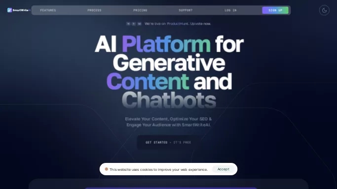SmartWriteAI — бесплатная нейросеть   для копирайтинга. Бесплатная версия с ограниченным функционалом, есть платные тарифы.