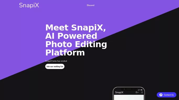 Snapix — платная нейросеть   для редактирования изображений. Бесплатная версия с ограниченным функционалом, есть платные тарифы.