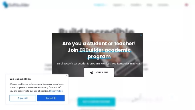 ERBuilder — бесплатная нейросеть   для разработки программного обеспечения,  для анализа данных. Бесплатная версия с ограниченным функционалом, есть платные тарифы.