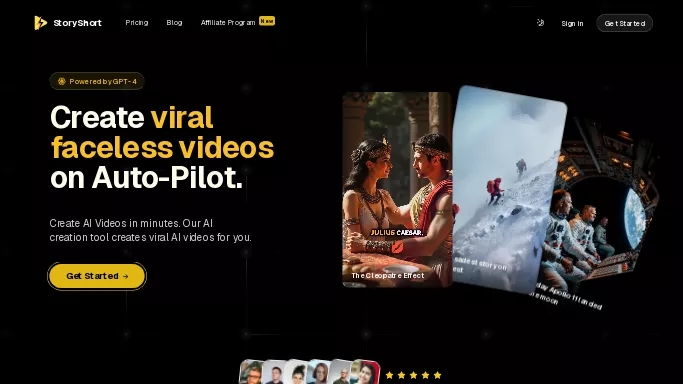 StoryShort — платная нейросеть   для создания видео. Бесплатная версия с ограниченным функционалом, есть платные тарифы.