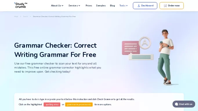 Grammar Checker — бесплатная нейросеть   для помощи в образовании. 