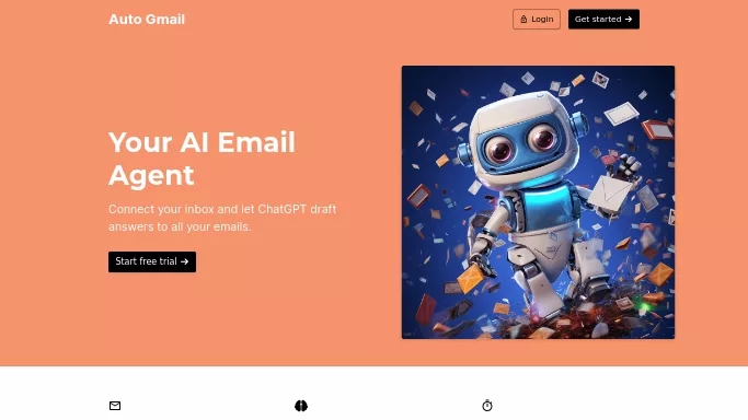 Tiny Magic — бесплатная нейросеть   для работы с электронной почтой, , расширения ChatGPT. 