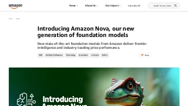 Нейросеть Amazon Nova - Скоро релиз,Модель LLM