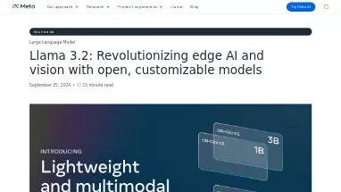 Нейросеть Llama 3.2 - Модель LLM