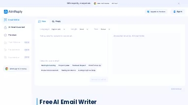 Нейросеть AImReply - E-mail,Маркетинг