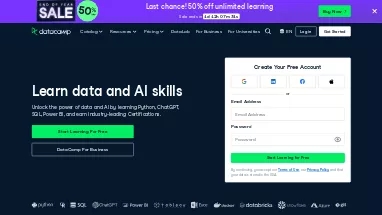 Нейросеть DataCamp - Анализ данных,Образование