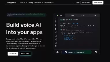 Нейросеть Deepgram - Разработка ПО,Генерация голоса