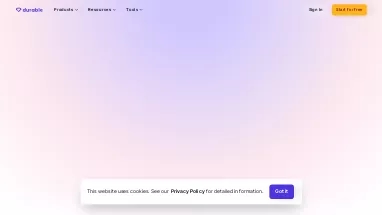 Нейросеть Durable - No Code/Low Code,Маркетинг