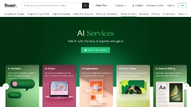 Нейросеть AI Services by Fiverr - Полезные ИИ,Продуктивность