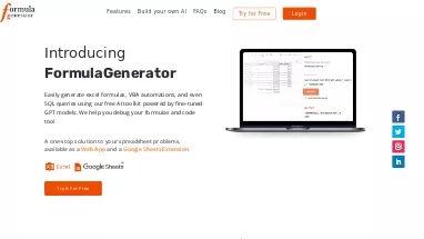 Нейросеть Formula Generator - Таблицы и PDF,Разработка ПО,Анализ данных