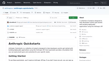 Нейросеть Anthropic Quickstarts - Разработка ПО,Open Source