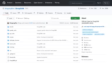 Нейросеть DragGAN - Open Source,Редактирование изображений
