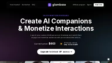 Нейросеть Glambase - SMM,Аватары и цифровые 3D персонажи