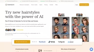 Нейросеть HairStyle AI - Развлечения,Мода