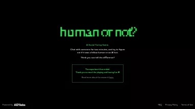 Нейросеть Human or Not - Развлечения,Игры