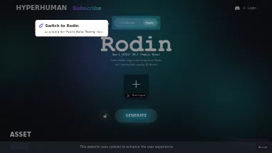 Нейросеть Rodin AI - 3D и анимация