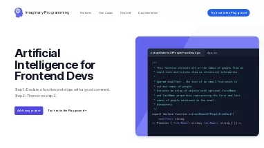 Нейросеть Imaginary Programming - Разработка ПО