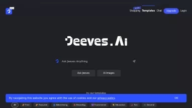 Нейросеть Jeeves.Ai - Чат-бот,Поисковые системы