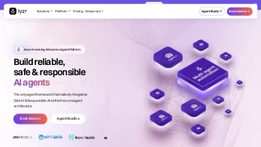 Нейросеть Lyzr - Автономные ИИ,Маркетинг,Управление персоналом