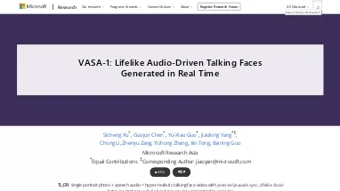 Нейросеть VASA-1 by Microsoft - Скоро релиз,Модель LLM