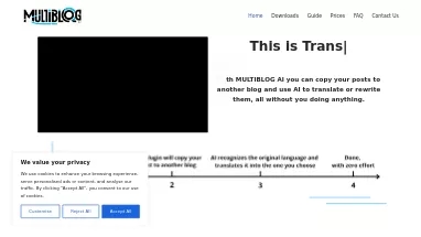 Нейросеть Multiblog AI - Перевод,Копирайтинг