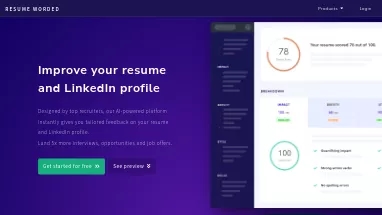 Нейросеть Resume Worded - Управление персоналом,SMM