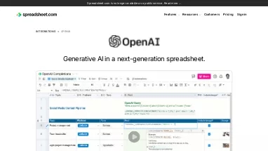 Нейросеть OpenAI in Spreadsheet - Таблицы и PDF