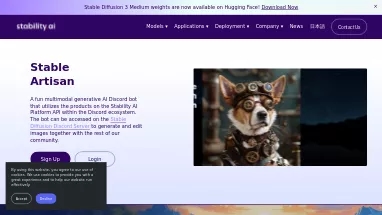 Нейросеть Stable Artisan - Генерация изображений,SMM