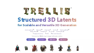 Нейросеть Trellis 3D - 3D и анимация