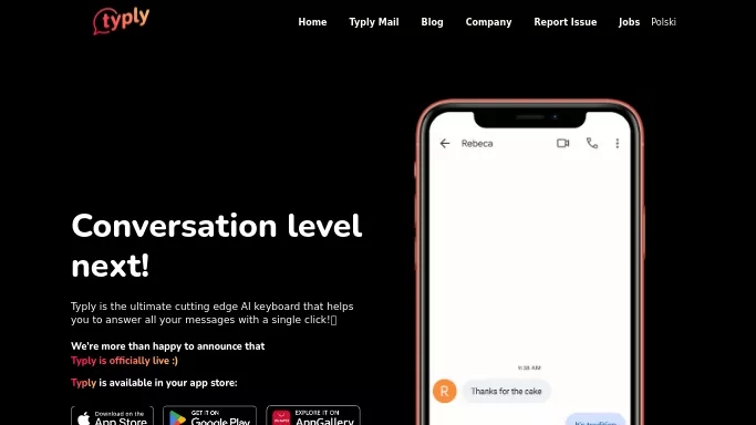 Typly — бесплатная нейросеть   для повышения продуктивности. Бесплатная версия с ограниченным функционалом, есть платные тарифы.