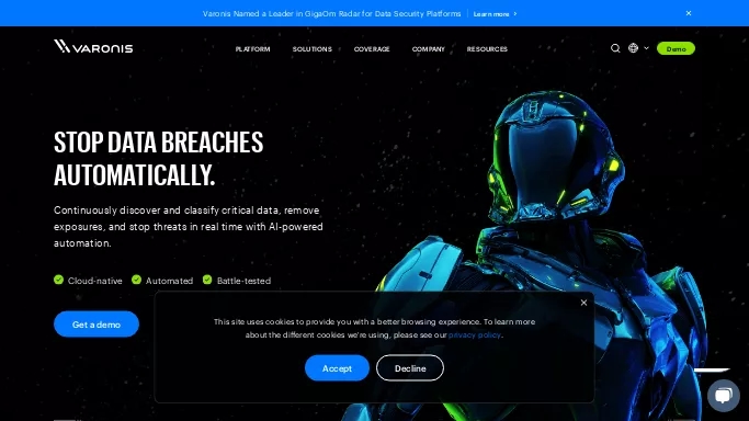 Varonis — платная нейросеть   для определения ИИ,  для копирайтинга. 