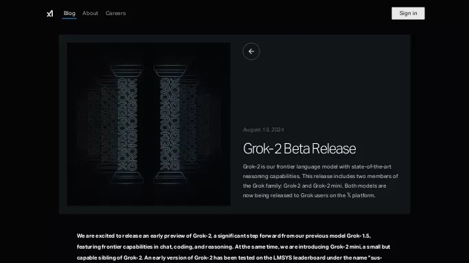 Grok-2 Beta — платная нейросеть   — чат-бот. Бесплатная версия с ограниченным функционалом, есть платные тарифы.