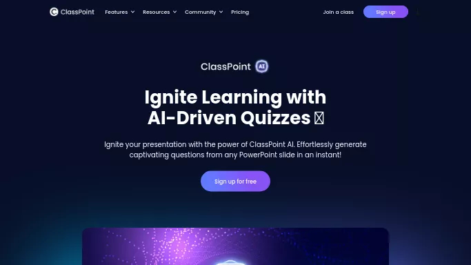 ClassPoint AI — бесплатная нейросеть   для помощи в образовании,  для создания презентаций. 