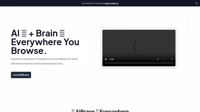 AIBrane — бесплатная нейросеть  , расширения ChatGPT,  для повышения продуктивности. 